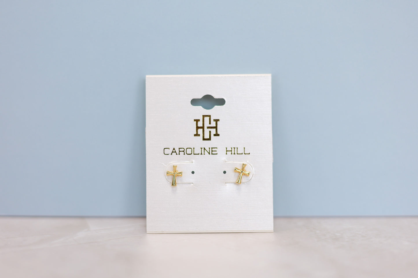 Cross Stud Earrings