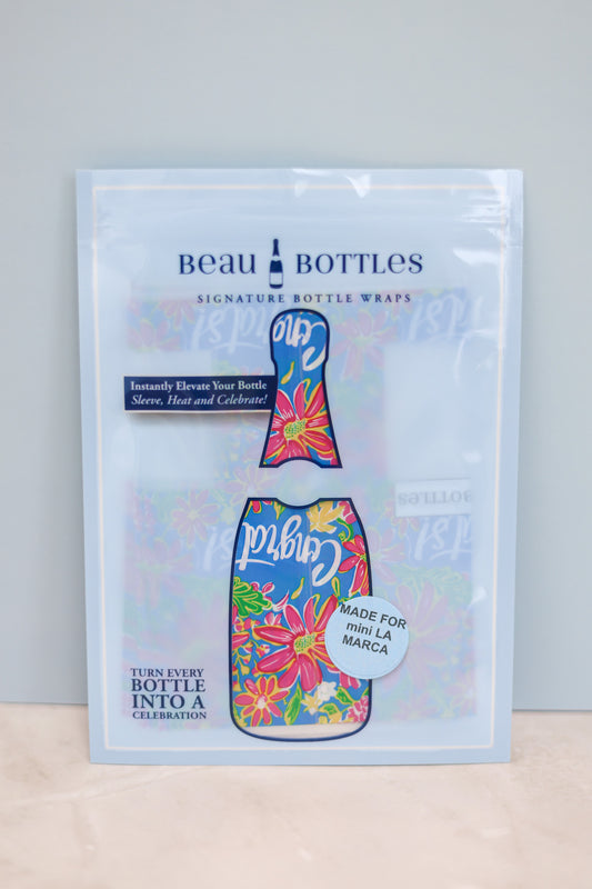 Mini Champagne Bottle Wrap