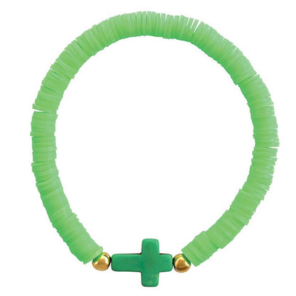 Ceramic Elastic Bracelets Filled Display (24 pcs)