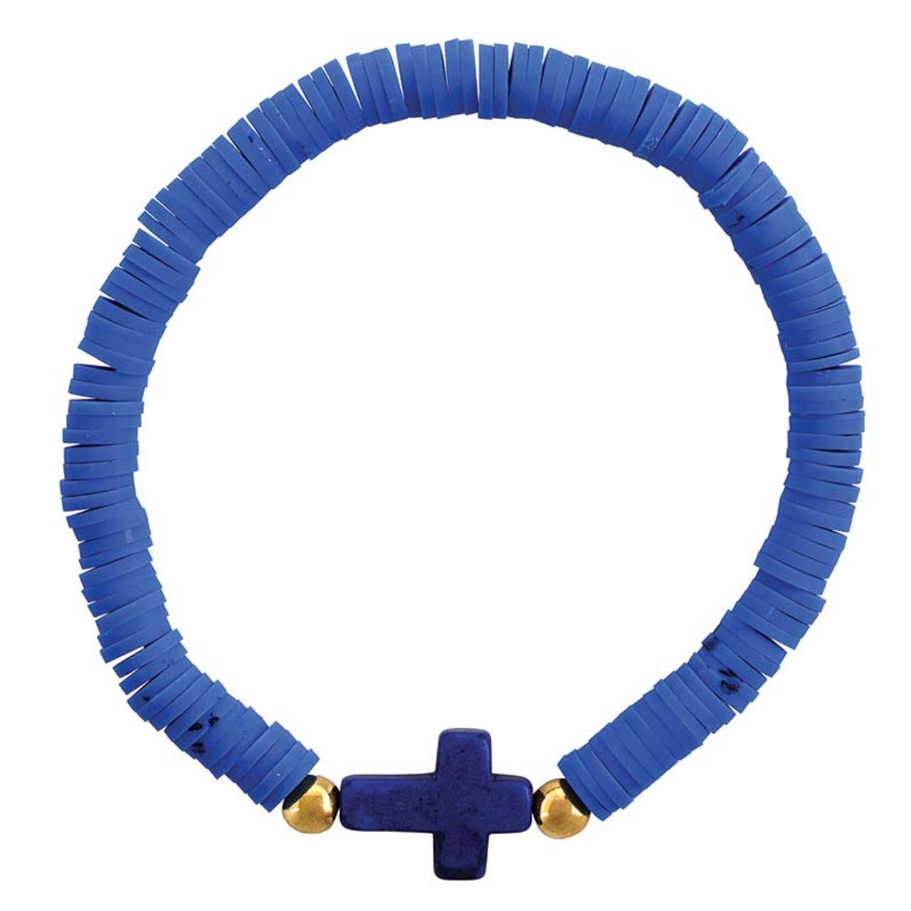 Ceramic Elastic Cross Bracelets