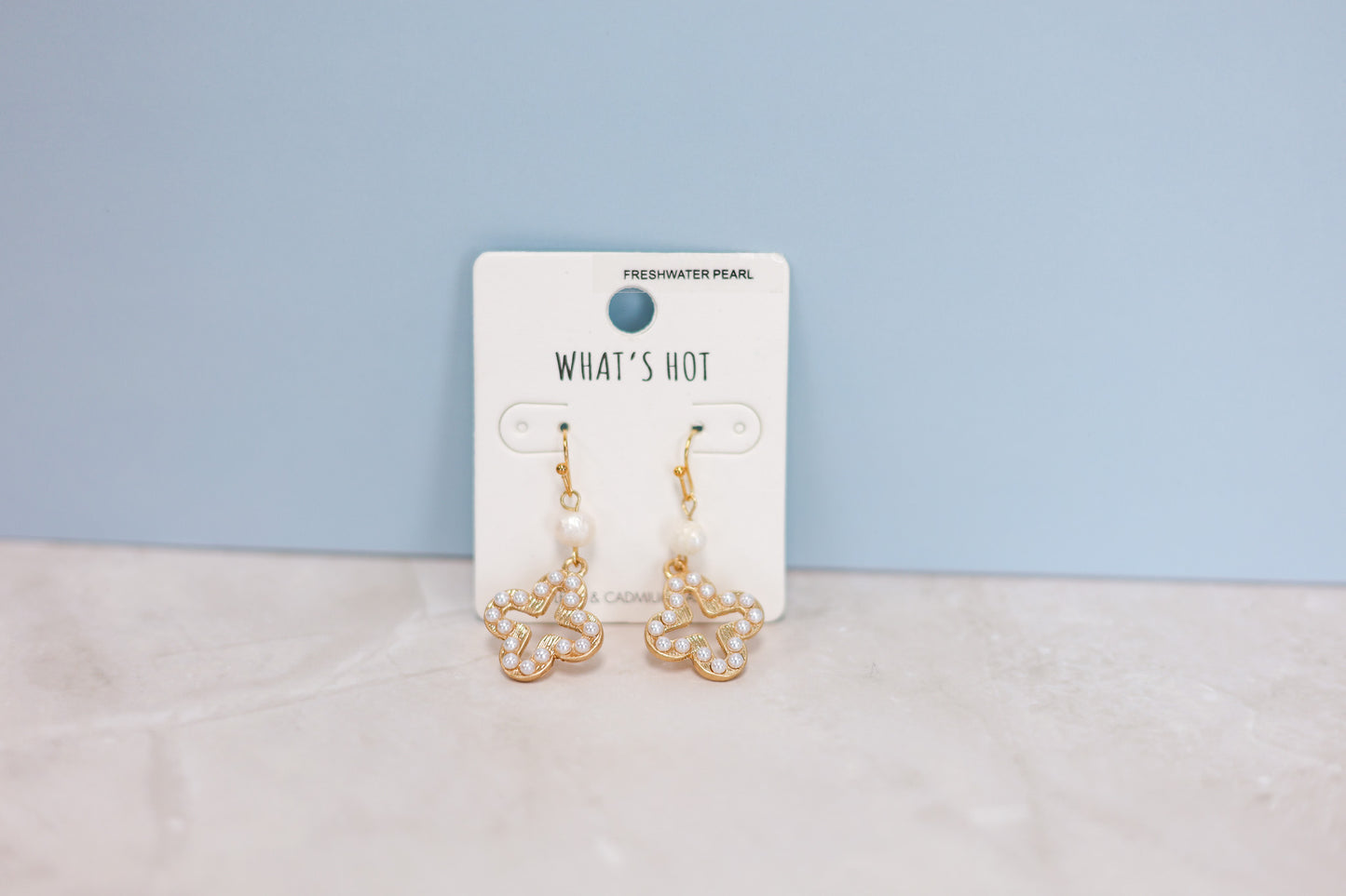 Clover Pearl Earrings