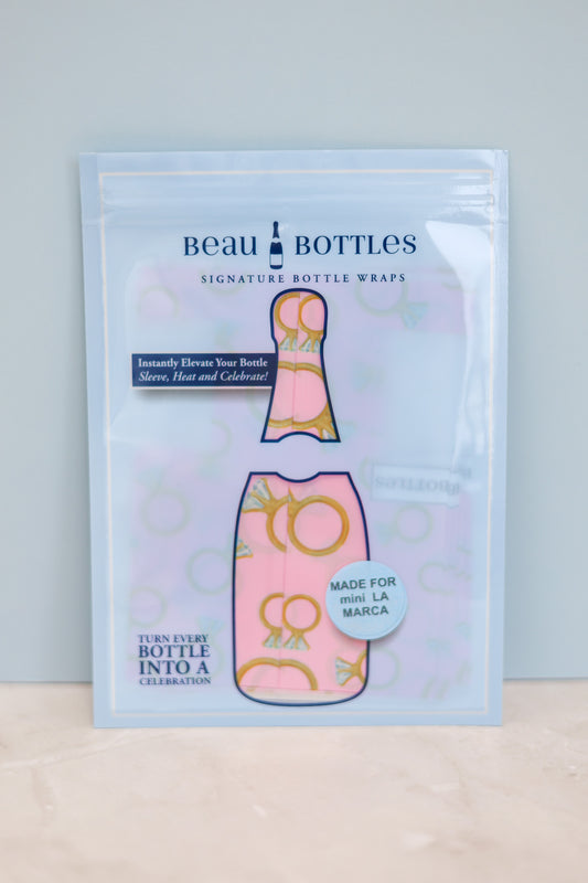 Mini Champagne Bottle Wrap