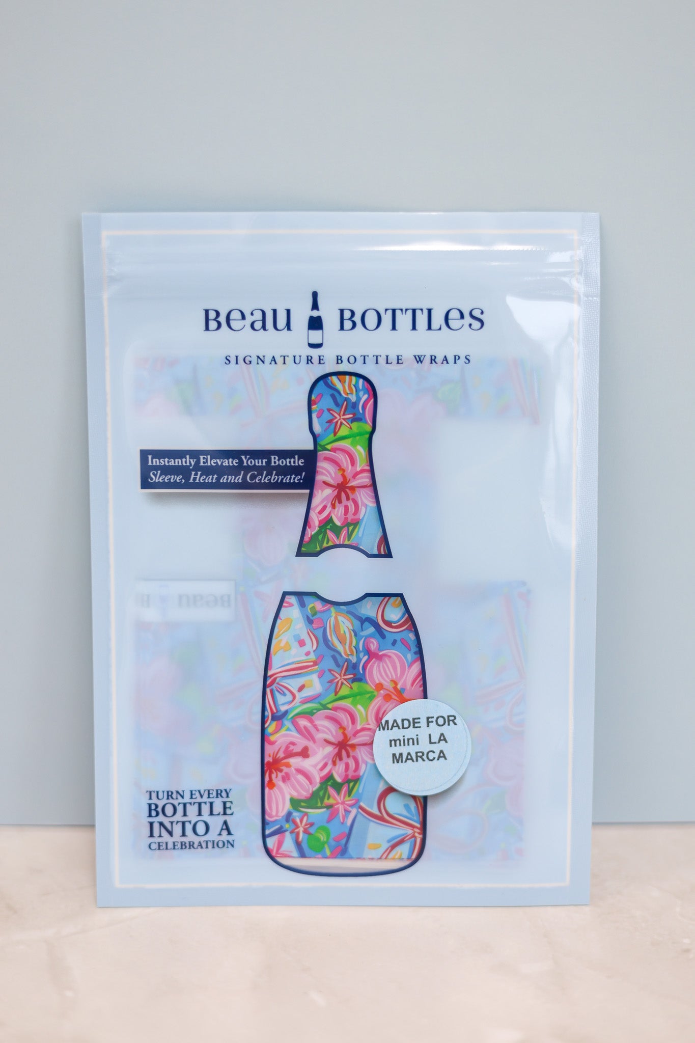 Mini Champagne Bottle Wrap