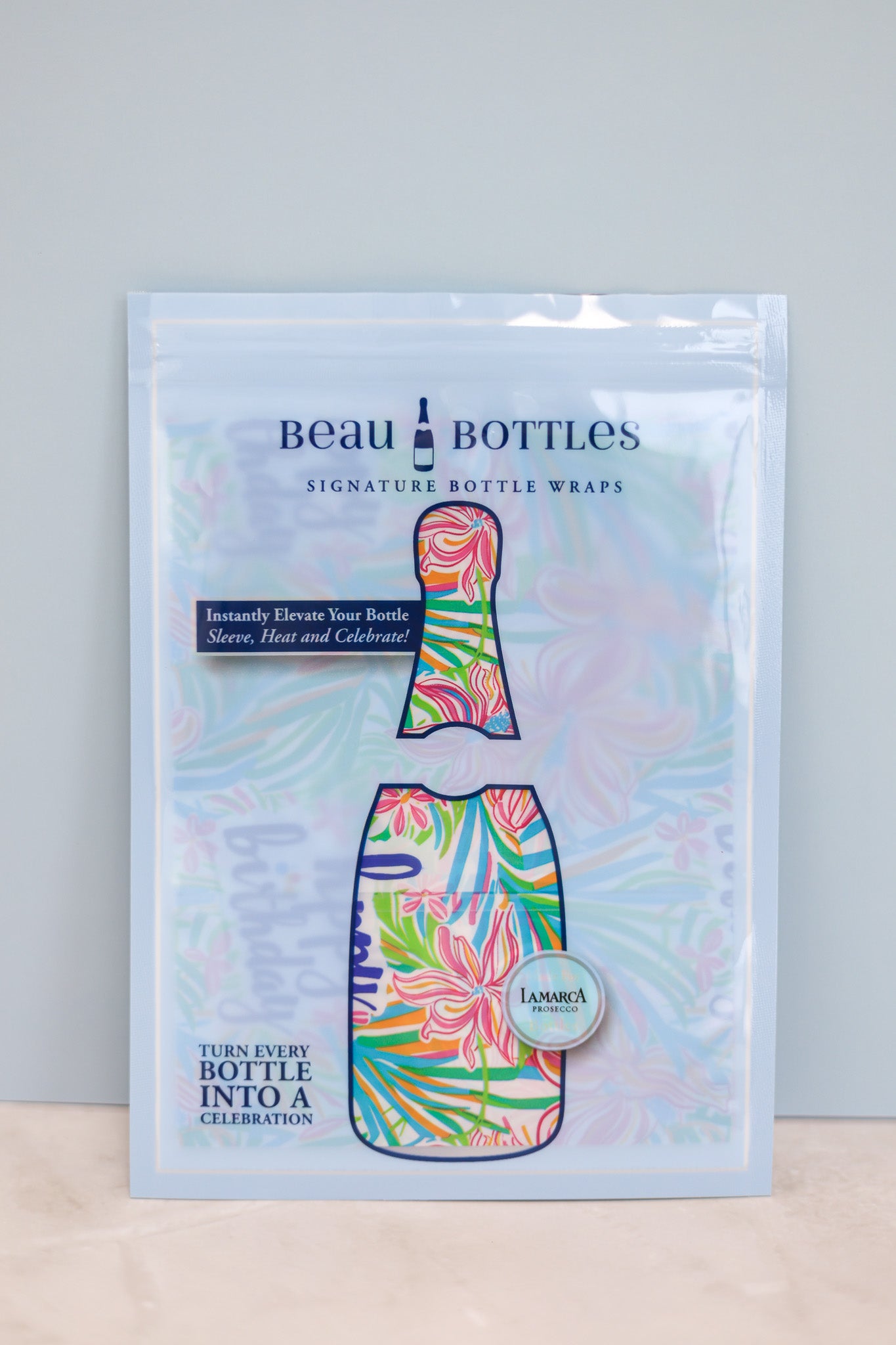 Mini Champagne Bottle Wrap