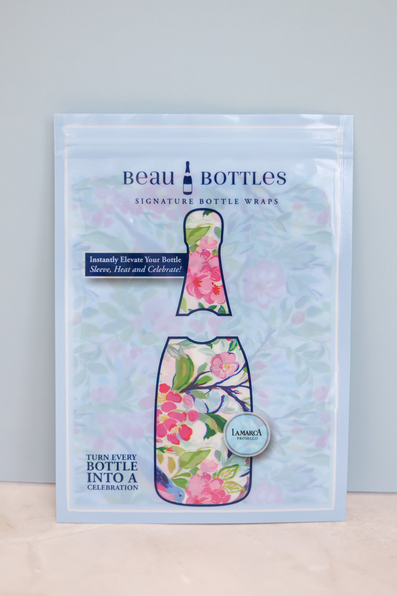 Mini Champagne Bottle Wrap