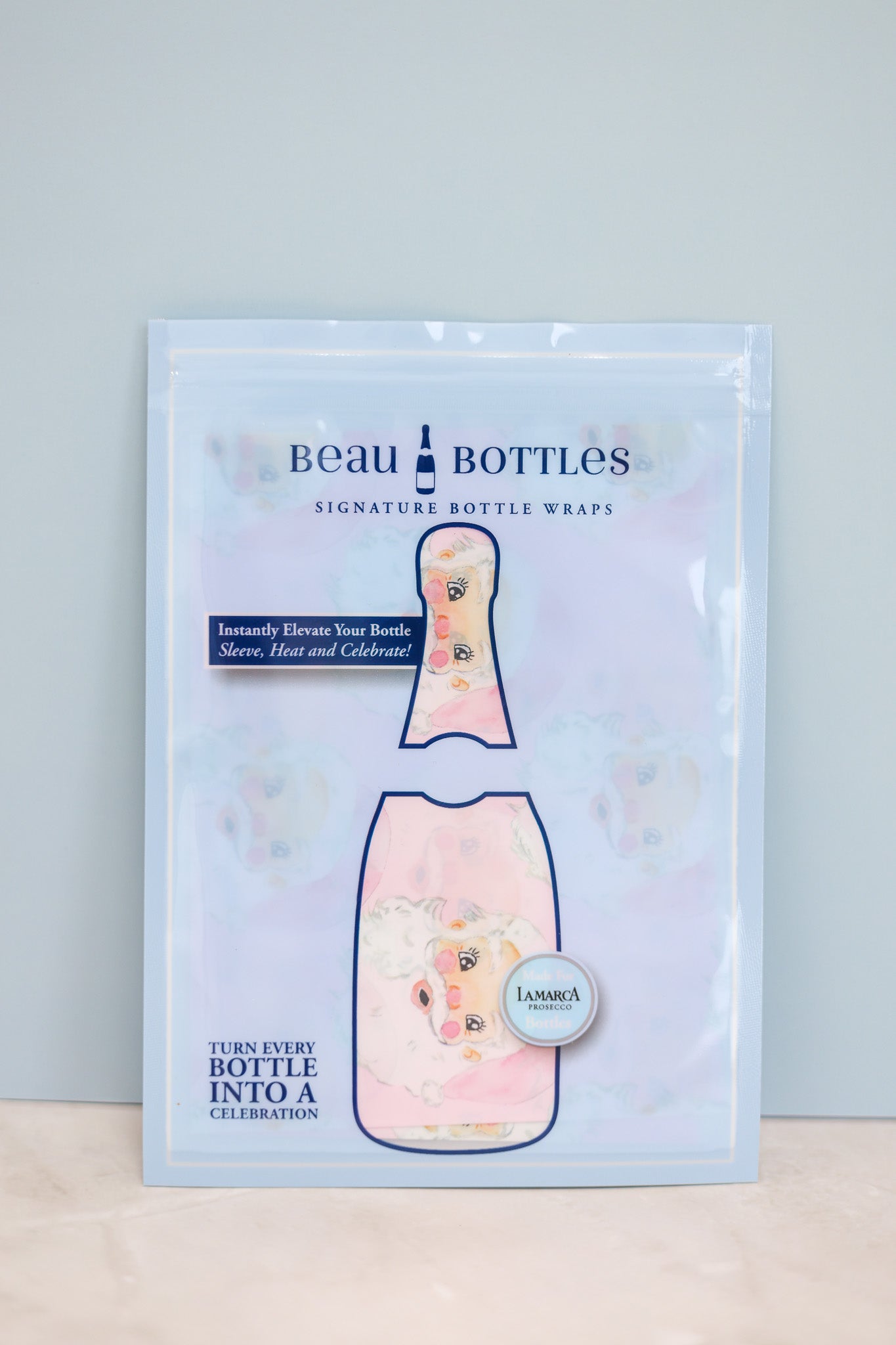 Mini Champagne Bottle Wrap