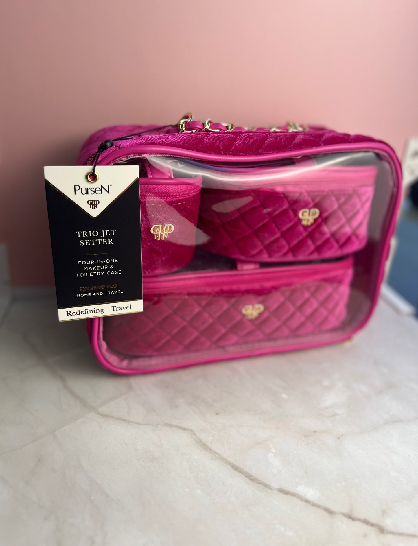 Trio Jet Setter -Fuchsia Velvet