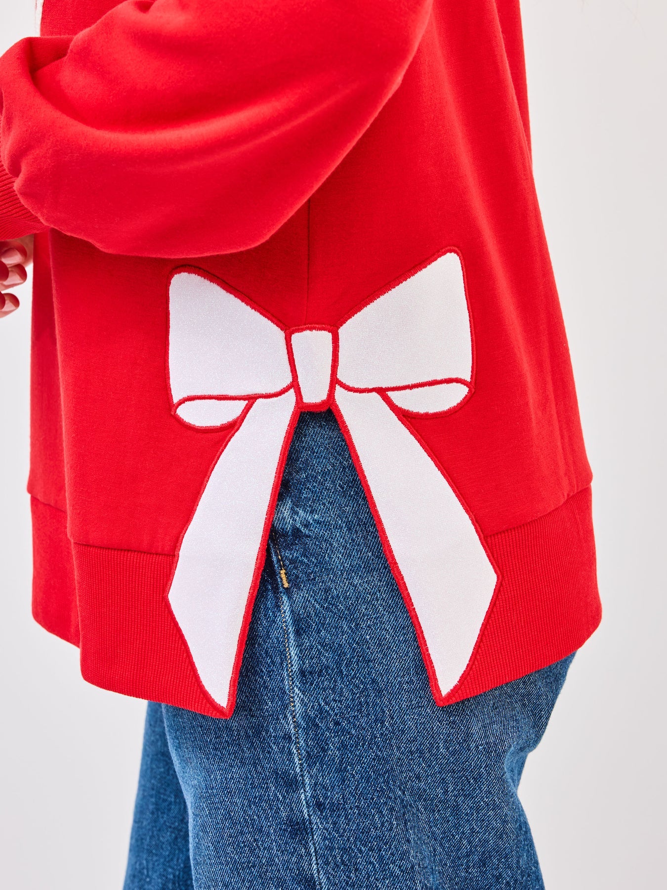 Mary Square Merry Bow Lakelyn Sweatshirt