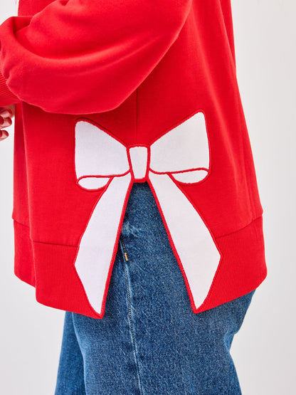 Mary Square Merry Bow Lakelyn Sweatshirt