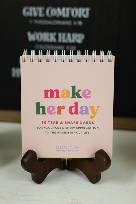 Make Her Day Encouragement Card Book