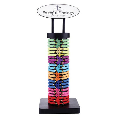 Ceramic Elastic Bracelets Filled Display (24 pcs)
