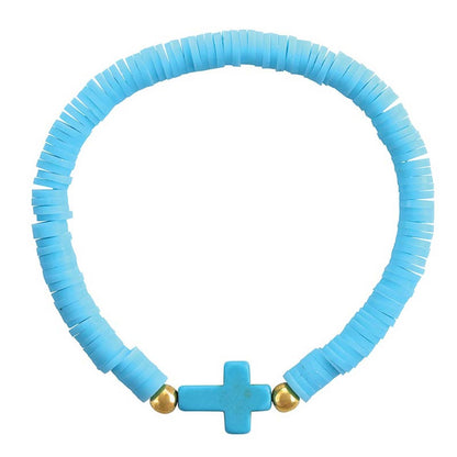 Ceramic Elastic Bracelets Filled Display (24 pcs)