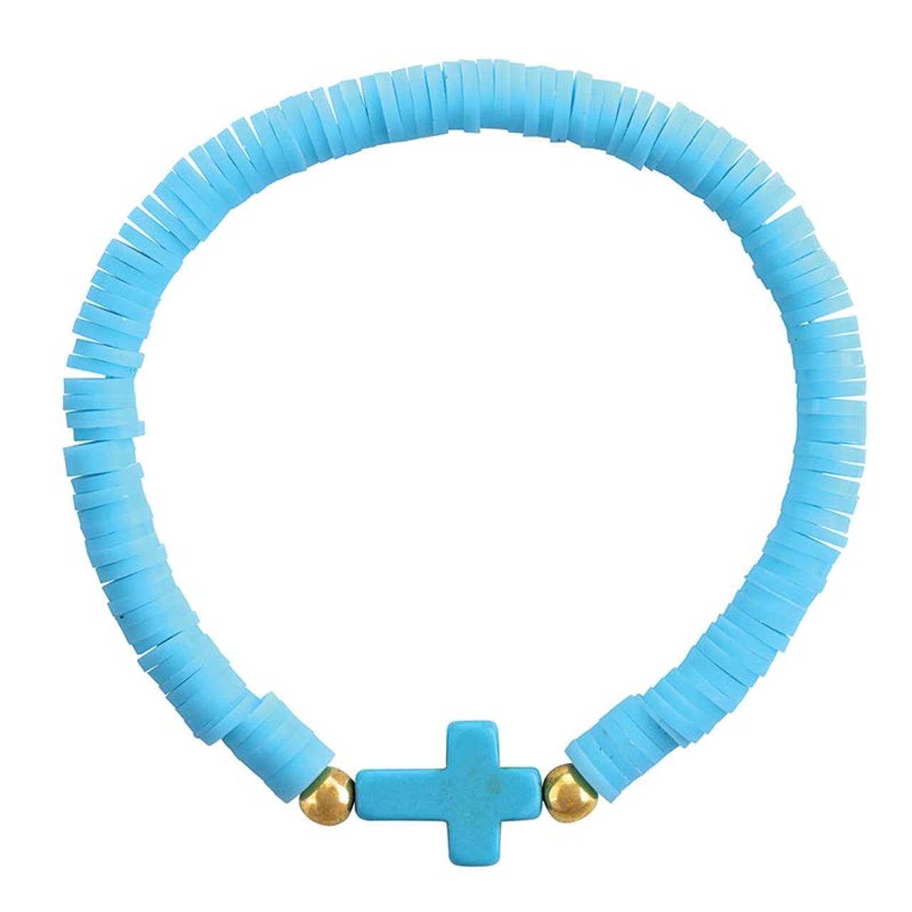 Ceramic Elastic Cross Bracelets