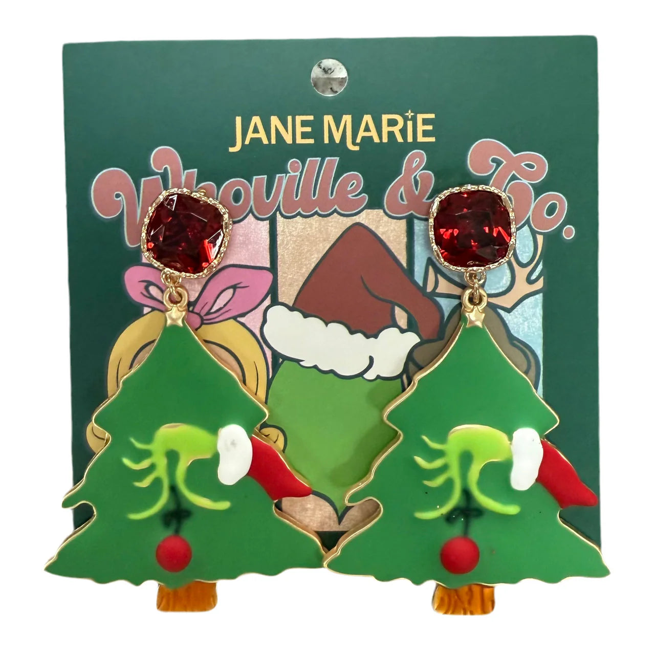Jane Marie Grinch Stole Christmas Earrings