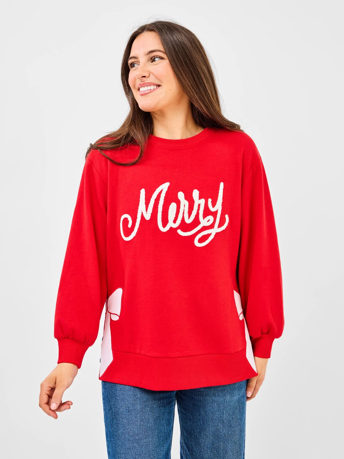 Mary Square Merry Bow Lakelyn Sweatshirt